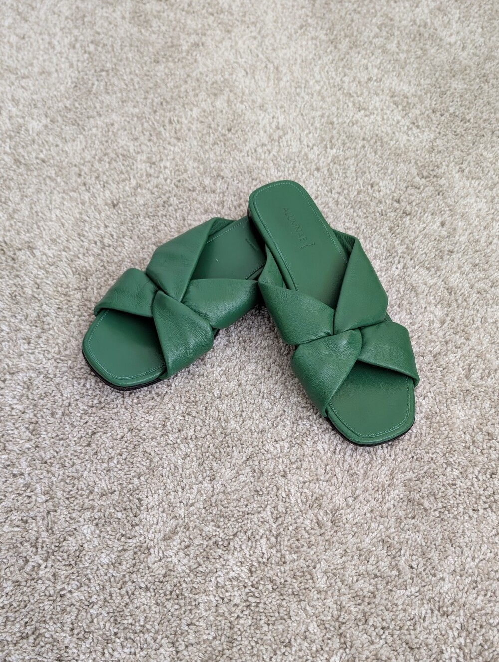 Alumnae Turban Knotted Slides Sandals - Size 37